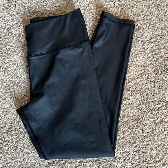 ZYIA Pants - Zyia black metallic light n tight leggings.